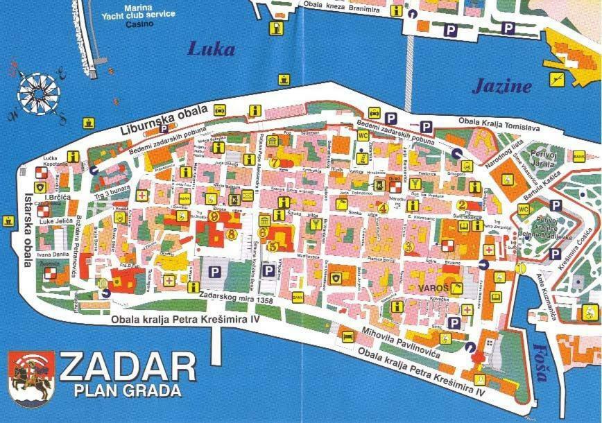 Jazine1 Apartment Zadar Bagian luar foto